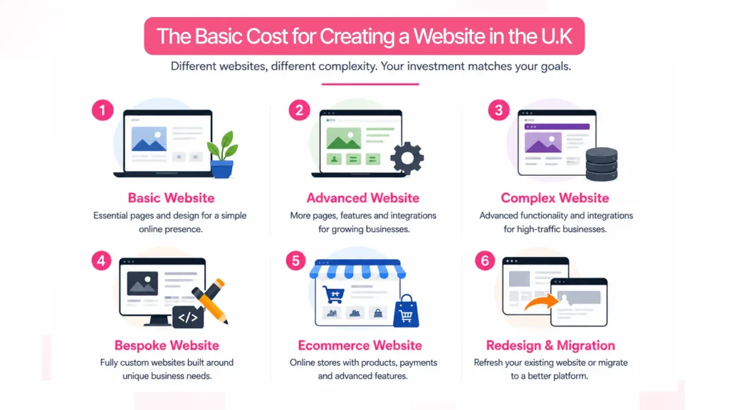 Does a Website Cost in the UK Depends on the Type of Business?