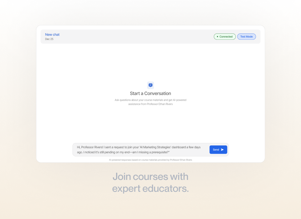 AI Teaching Assistant Courses