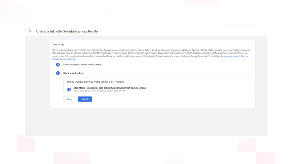Review the Data Sharing Settings